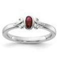thumbnail image 2 of Auriga 925 Sterling Silver Created Ruby Ring for Women Size- 6, 2 of 6
