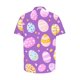 thumbnail image 4 of Blusas y camisas de manga corta con cuello en V Camisa estampada de Pascua para hombre Camisa abotonada Top de poliéster para hombre, 4 of 4