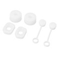 thumbnail image 1 of Tapón de Paja para Taza, Juego de Tapones de Fugas de Silicona Reutilizables, Tapones para Derrames Cuadrados y Redondos, 1 of 7