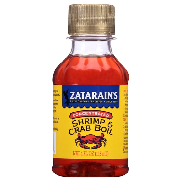 ZATARAINS - Crab Boil Liquid for Seafood Preparation - 4 Oz, Case of 6