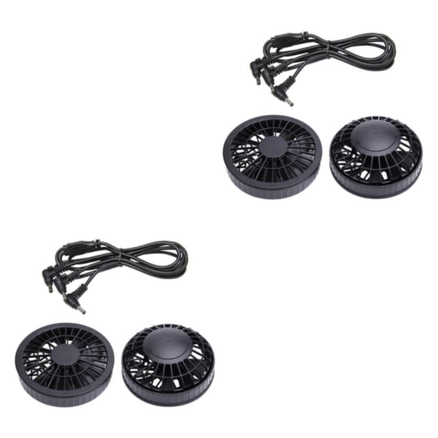 Toystoory Cooling Vest Fan Work Clothes Workwear Cooling Fan Jacket for Worker 2piezas Negro