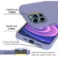 thumbnail image 2 of IBAOLEA Compatible with iPhone 13 Pro Max Case,Liquid Silicone Shockproof Phone Case with Soft Anti-Scratch Microfiber Lining,Heavy Duty Protective for iPhone 13 Pro Max 6.7"(2021)-Purple Purple, 2 of 6