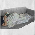 thumbnail image 6 of Spider Web Soft Flannel Fleece Throw Blanket, Colorful Networks and Characters Tile Design Graphic Art Abstract Insects, Cozy Plush for Indoor and Outdoor Use, 50" x 60", Multicolor, by Ambesonne, 6 of 6