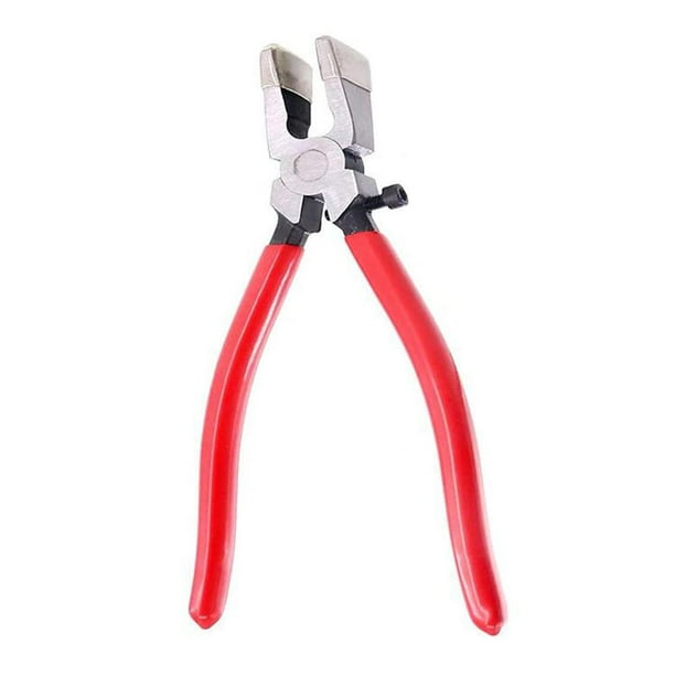 Alicates para llaveros, herramienta para cortar vidrio, alicates para romper vidrio, alicates para correr vidrio para Mandíbulas curvas de 8 pulgadas