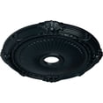 thumbnail image 3 of Ekena Millwork 27 1/2"OD x 3 7/8"ID x 2 1/4"P Heaton Ceiling Medallion (Fits Canopies up to 6 1/2"), Hand-Painted Night Shade, 3 of 6