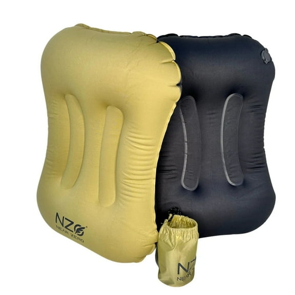 Inflatable Camping Pillow - Green