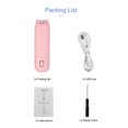 thumbnail image 3 of Hand-held Mini Folding Fan Rechargeable Flashlight Power Bank, 3 of 7