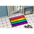 thumbnail image 4 of Caroline's Treasures CK7993MAT Gay Pride before 1978 Doormat 18x27, 27"L x 18"W, multicolor, 4 of 4