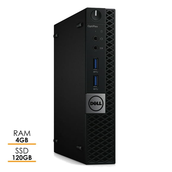 Computadora Optiplex 3050 Dell Mini i5 sexta 4GB RAM 120GB SSD (Reacondicionado)
