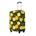 thumbnail image 2 of Uemuo Geometric Pattern with Bee Printed Washable Luggage Cover - Fashion Suitcase Protector Fits 18-32 Inch Luggage -X-Large, 2 of 9