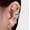 White, variant on Guodhu Fashion Women's Fake Diamond Wing Earrings for Wedding Party Date Engagement Gift Trendy Jewelry Elegant Ear Accessories