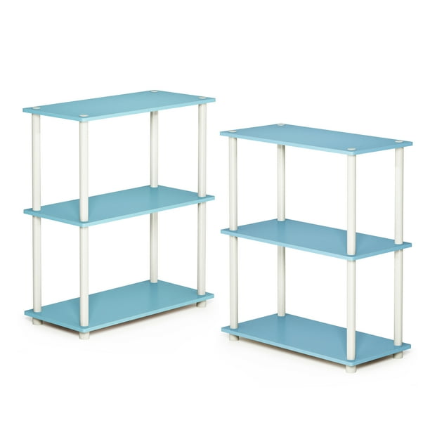 Furinno TurnNTube 3Tier Compact Multipurpose Shelf Display Rack