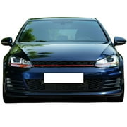 Ikon Motorsports Grille - Fits 15-17 VW Golf 7 MK7 GTI Type Front Bumper Cover Grille Fog Cover No PDC