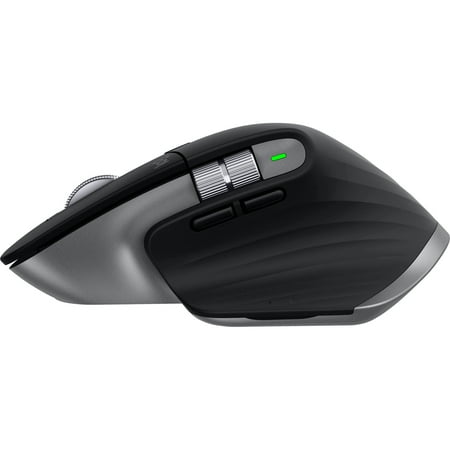 Logitech - MX Master 3S for Mac Bluetooth Laser Mouse with Ultrafast Scrolling - Space Gray