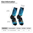 thumbnail image 2 of Balery Night Sky Forest Bald Eagle Calcetas Largas con Estampado para Hombre y Mujer – Suaves y Transpirables, Talla Única (US 5-11), 2 of 6