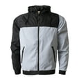 thumbnail image 3 of Ma Croix Mens Two Tone Hoodie Windbreaker Lightweight Slim Fit Quick Dry Outerwear Jacket, 3 of 5