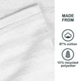thumbnail image 5 of Mainstays Performance Textured Bath Towel, 54" x 30", White, 5 of 8
