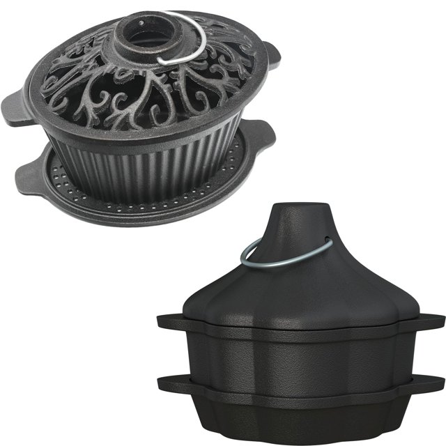Set de humidificador para estufa de leña y tostador de ajo y vaporizador Aurionix