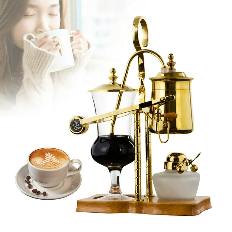 400ML Coffee Pot Teapot Belgian Siphon Coffee Tea Brewer Manual Coffee  Machine