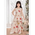 thumbnail image 3 of DWEEP SARA Cream Floral Kurti with Sharara Set for Girls – Festive & Party Wear, 1-2  Y(18), 3 of 8