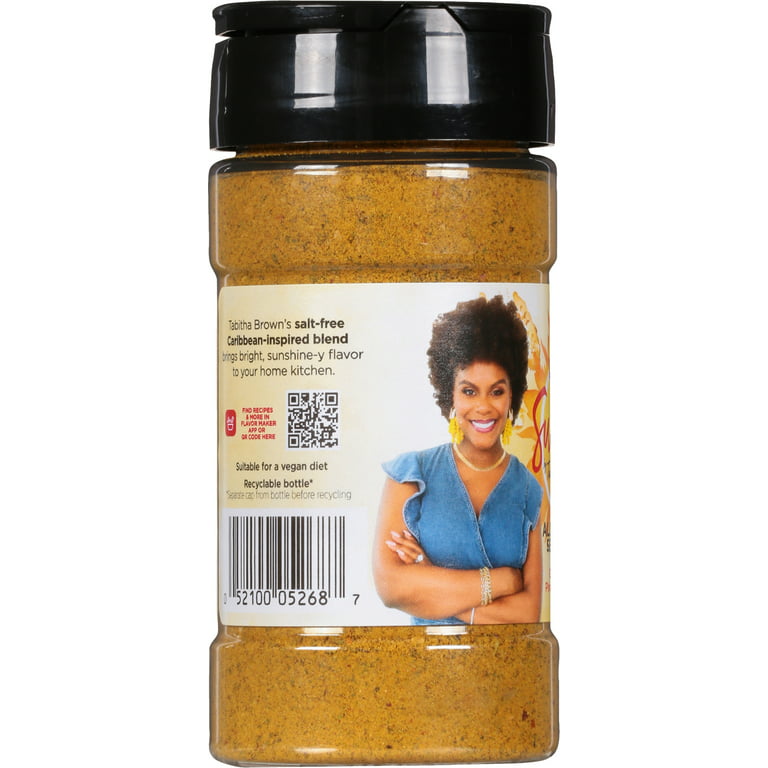 McCormick Salt Free Sunshine Caribbean by Tabitha Brown All Purpose  Seasoning, 4.25 oz 4.25 oz