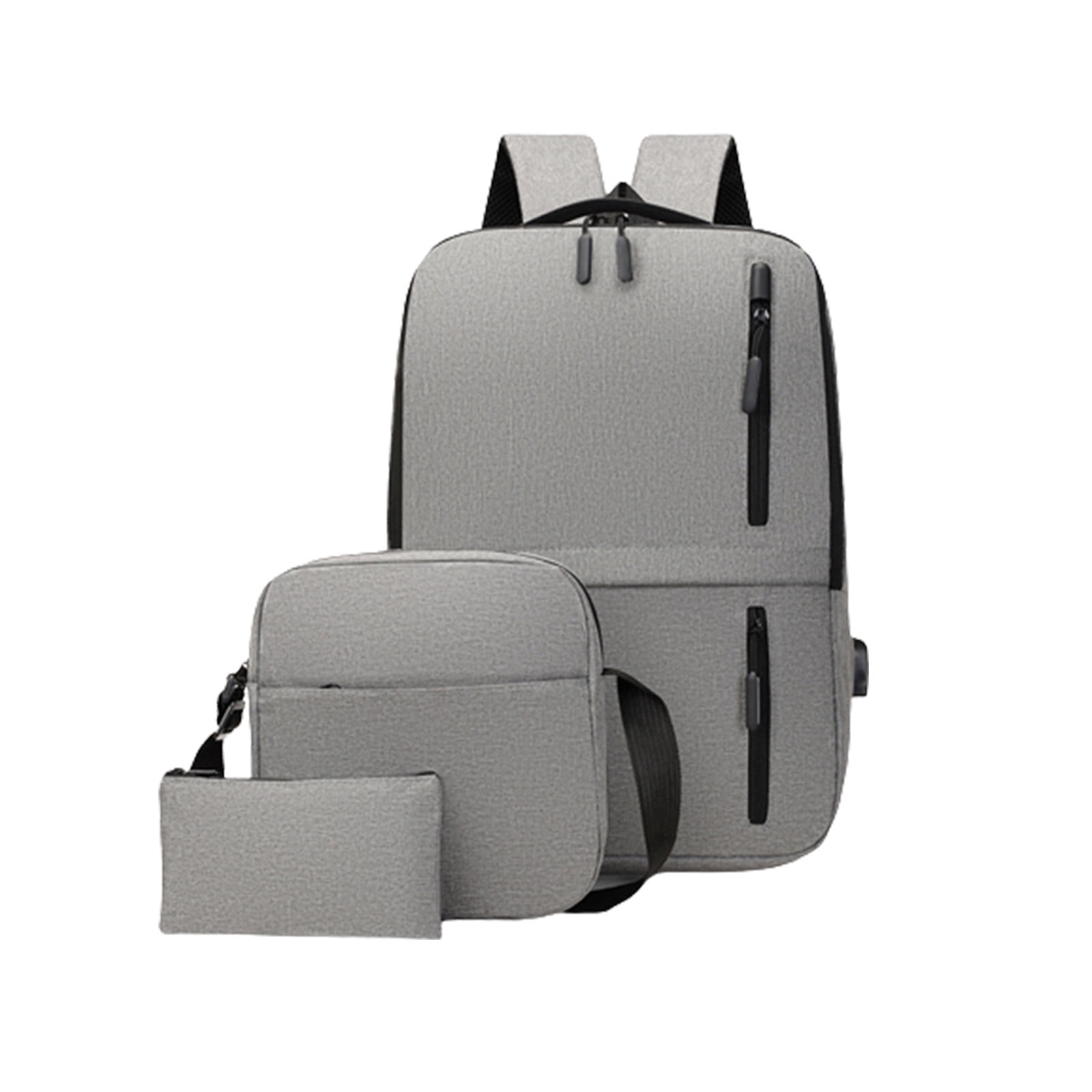 Fridja Summer Savings 3pcs Laptop Backpack School Bag College Bookbag For Women Men Business Theft Slim Durable Water Resistant Backpacks With Purse
