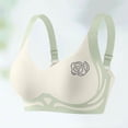 thumbnail image 4 of Bocqde Seamless Sport Bras for Women Plus Size Stretch Breathable Wire-Free Gathering Push Up Yoga Bra Rhinestones Soft Support Full Coverage Bra with Adjustable Strap, M-4XL, 4 of 5