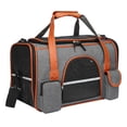 thumbnail image 1 of Bolsa de transporte para gatos y perros aprobada por la aerolínea JShteea Libre de BPA, 1 of 2