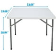 ZENSTYLE Multifunction Foldable Square Table 3 feet Portable Camping