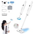 thumbnail image 1 of Mopa a vapor todo en uno para limpieza de pisos, limpiador de vapor multiusos para el hogar con visualización LED, vaporizador de piso de mano desmontable con contenedor de aroma y correa para madera, 1 of 5