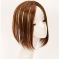 thumbnail image 1 of PENGXIANG Clips-On Short Hair Wig For Female Head Top Replacement Blocks Effectively Covering Sparse & Gray Hair  Light Brown, 1 of 4