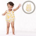 thumbnail image 3 of KAKOWELY 1 pieza de ropa con tirantes para recién nacidos, cómoda ropa de verano para bebés pequeños., 3 of 4