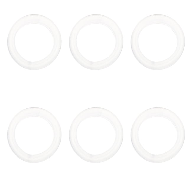 Weiweiguan 6Pcs Practical Silicone Finger Rings Supple Clipper Rings Finger Protectors
