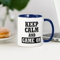 thumbnail image 3 of CafePress - Keep Calm And Game On - 11 oz Ceramic Mug - Novelty Coffee Tea Cup, 3 of 4