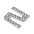 thumbnail image 1 of Emblema de calcomanía de diamantes de imitación Rhinestone Diamante DIY Número 2 Alfabeto 3D Insignia del coche Magideal Emblema de calcomanía de diamantes de imitación, 1 of 8