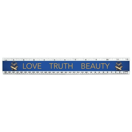 Wonder Woman Movie Love, Truth, Beauty 12 Inch Standard and Metric Plastic Ruler