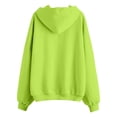 thumbnail image 5 of Basic Zip Up Hoodie for Women 2026 Trendy Casual Full Zipper Plain Cardigan Hooded Sweatshirt with Pockets Jacket Outerwear, 5 of 5