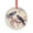 Pattern-2, variant on Three Grey Herons On The Water Crystal Glass Ornament Unique Gift Idea Funny Heron Round Glass Christmas Ornaments