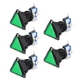 thumbnail image 4 of Botón de empuje para juegos 39x39x39 Triángulo 12V Interruptor de botón iluminado LED con microswitch para arcade video Verde 5pcs, 4 of 5