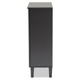 thumbnail image 4 of Baxton Studio Melle Modern and Contemporary Two-tone Oak Brown and Dark Gray 2-Door Wood Entryway Shoe Storage Cabinet, 4 of 5