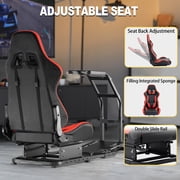 Marada G29 Racing Simulator Cockpit with Gaming Chair Fit Logitech Thrustmaster T80 T150 T300RS,T248