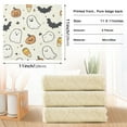 thumbnail image 6 of Yayeee 6 Pack Kitchen Dish Cloths for Washing Dishes Soft Absorbent Microfiber Towels, Halloween Happy Ghosts, 6 of 9