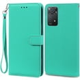 thumbnail image 1 of Note 11 Case For Xiaomi Redmi Note 11 11S Case Leather Wallet Flip Case For Redmi Note 11 Pro Phone Cases Note 11S Cover Fundas Sky Blue -Strap Note 11S, 1 of 6