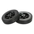 thumbnail image 1 of 2 Pcs Roue de Gril Roue Universelle Remplacement Pneus de Chariot à Main 6 Pouces pour Style Jardin, 1 of 9
