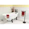thumbnail image 2 of Kingston Brass Pedestal 3-Arm Bathroom Towel Rack, 2 of 5