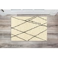 thumbnail image 3 of Linon Morocco Shag Markesh ivory black 2x3 Rug, 3 of 5