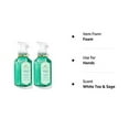 thumbnail image 2 of Bath & Body Works Bath and Body Works White Tea & Sage Gentle Foaming Hand Soap 8.75 Ounce 2-Pack (White Sage) 17.5 Ounce, 2 of 3