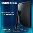 Memzuoix 27inch 165Hz Curved Gaming Monitor, 1440p 144Hz Gaming Monitor, QHD 2K(2560x1440) PC