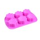 thumbnail image 5 of Billuyoard TureClos, molde de silicona para pastel de flores de 6 cavidades, molde para Mousse de gelatina hecho a mano, bandeja para hornear Herramientas y accesorios para hornear, 5 of 6