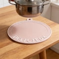 thumbnail image 4 of Silicone Heat Insulation Mat, Anti Scald Table Pad, Coffee Cup Pot Protection Mat, Kitchen Counter Heat Resistant Pad, Round Tableware Insulation Cushion, Dining Table Protective Pad, 4 of 6